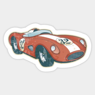 racing team car Sticker